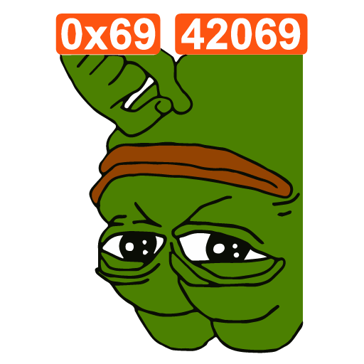 logo inverted pepe